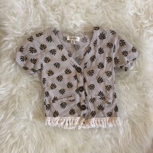 Jessica Simpson floral blouse